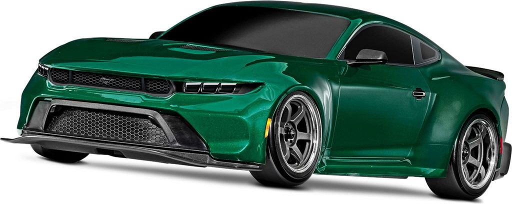 TRAXXAS 4-TEC Ford Mustang grün1/10 Drift RTR Brushed, ohne Akku+ Lader