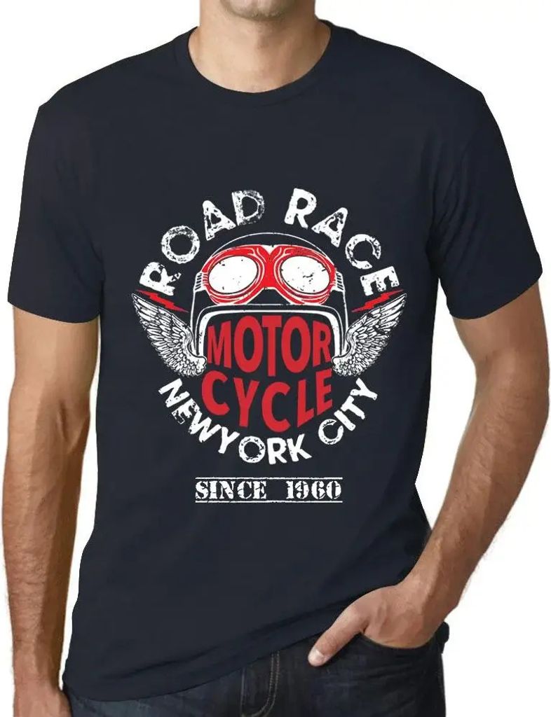 Herren Grafik T-Shirt Motorrad-Straßenrennen seit 1960 – Motorcycle Road Race Since 1960 – Geschenk 64. Geburtstag Jahrestag 64 Jahre Jubiläu...
