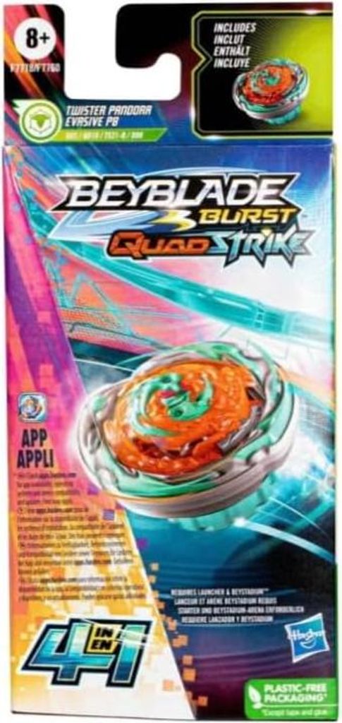 Hasbro F7760EU6; F7778EU60 - BEY TWISTER PANDORA EVASIVE Produktbild 