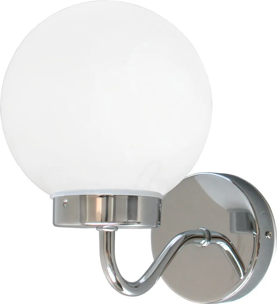 Applique Bagno Moderna Rabalux Togo 5827 Bianca E14 IP44 Metallo