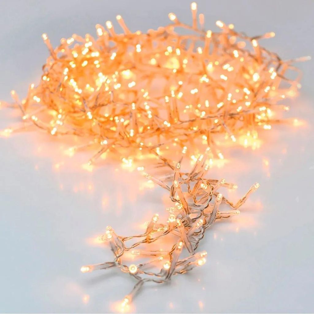 Oem Lichterkette Warmweißes Licht 120 Leds 12 M 220v Weiß Produktbild 