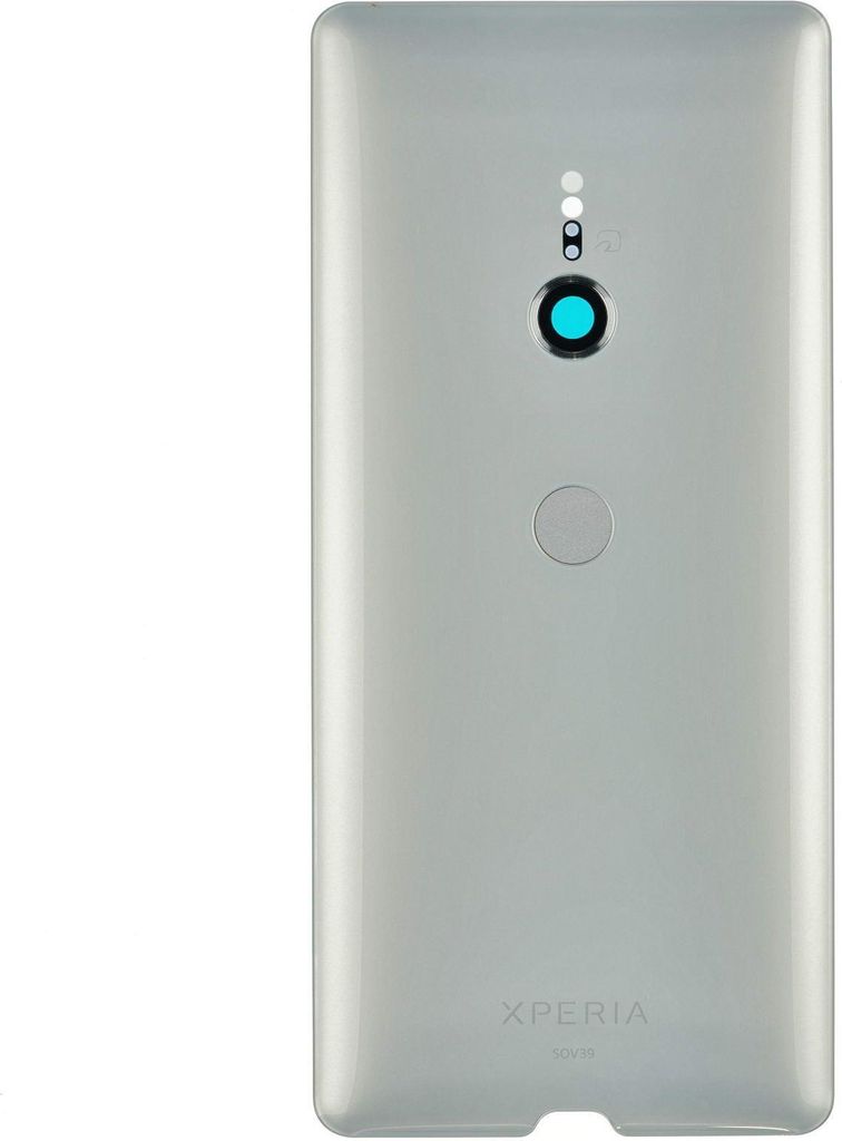 Sony Xperia XZ3 H8416 Akkudeckel Gehäuse Backcover Abdeckung Fingerabdruck Sensor silber