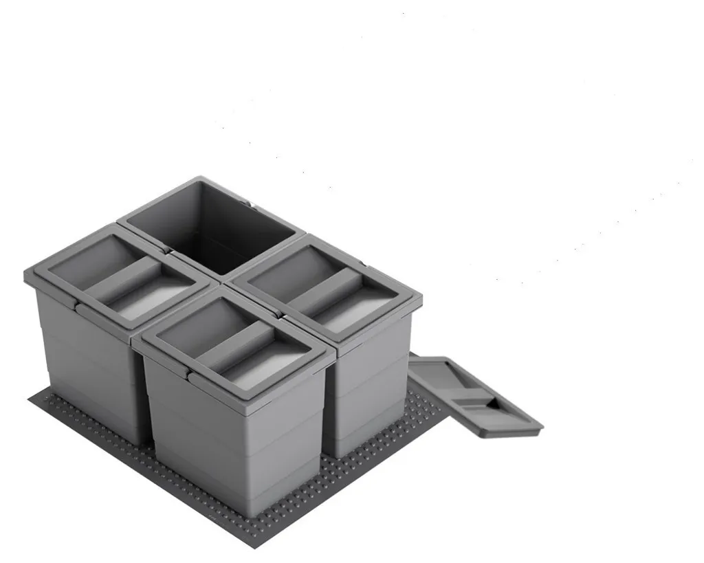 Système de tri Hailo 3301623 Allegro 220 à 4 compartiments amovibles