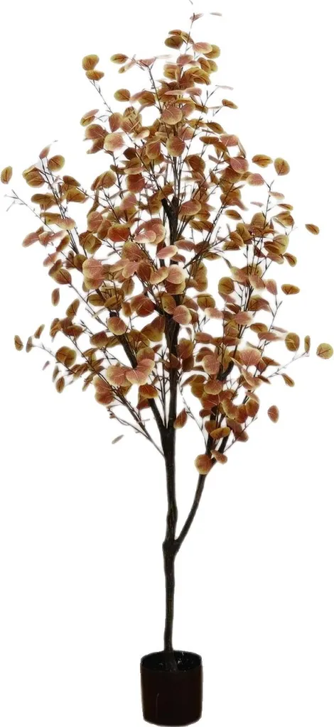 Eucalyptus Artificiel Automne 180cm - Plante Artificielle Haut de Gamme