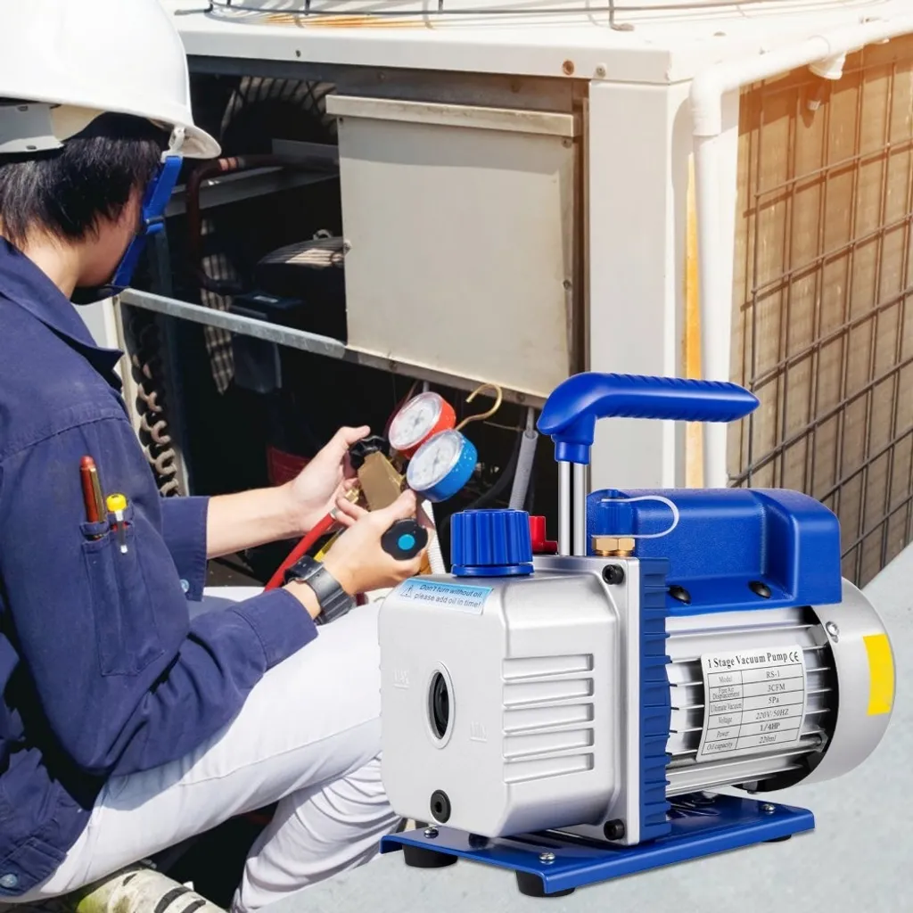 Pompe à vide pour tirage rapide de climatiseur fixe et mobile - 8