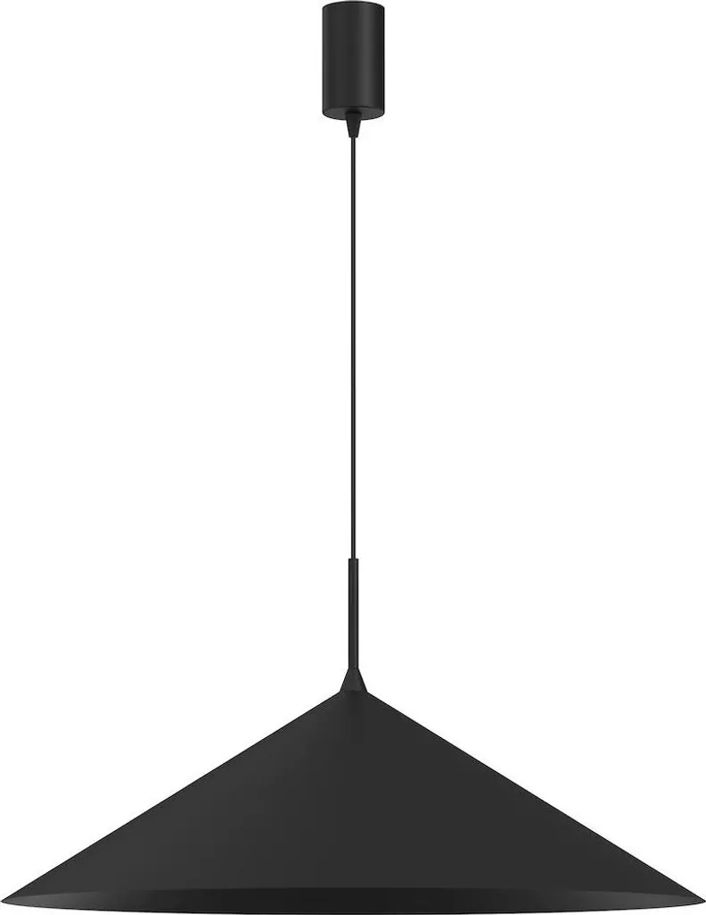 Suspension Cuisine et Salon CAPITAL Noir 1xGX53 - Luminaire Plafond