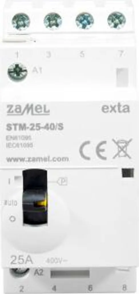 Contacteur modulaire 25A 4NO 230V : Évitez les pannes avec le mode manuel