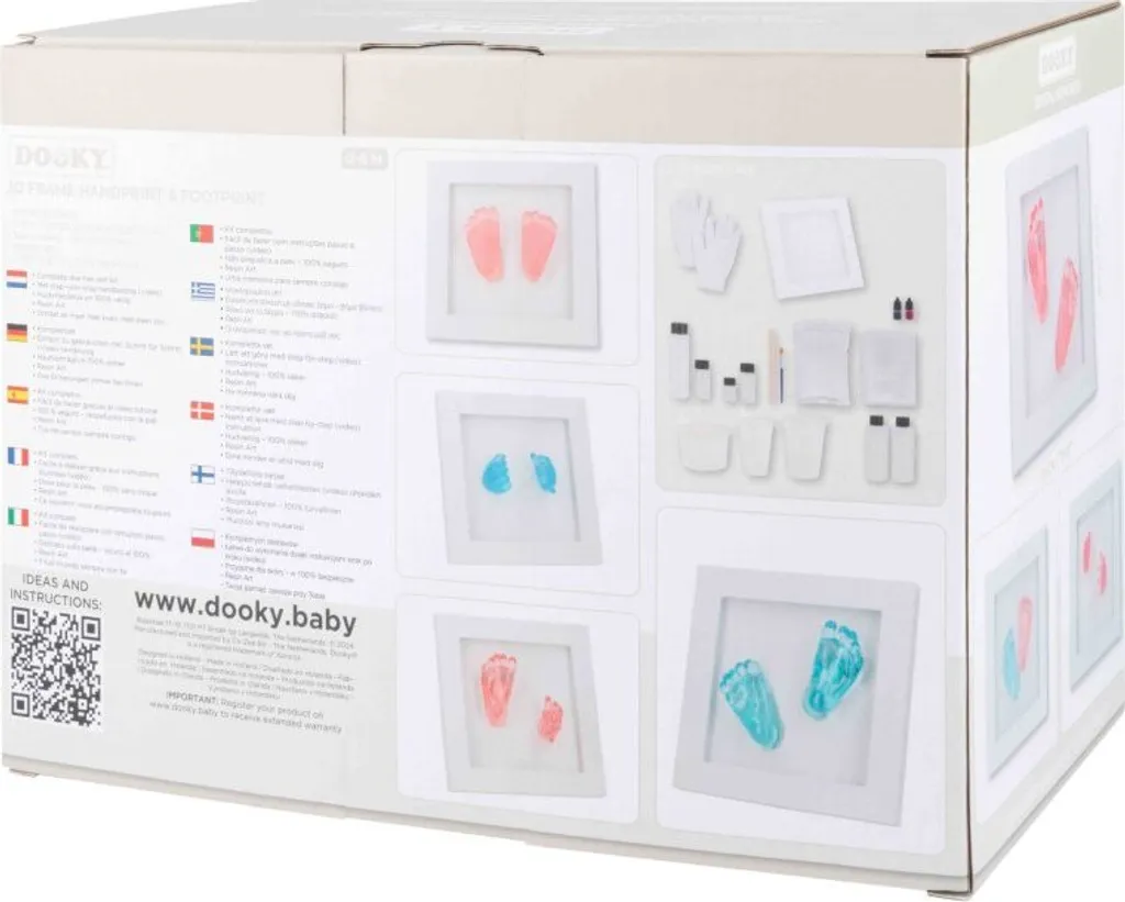 Kit de Moulage 3D Bébé et Cadre Souvenir Crystal Memories DeLuxe Pro - 5