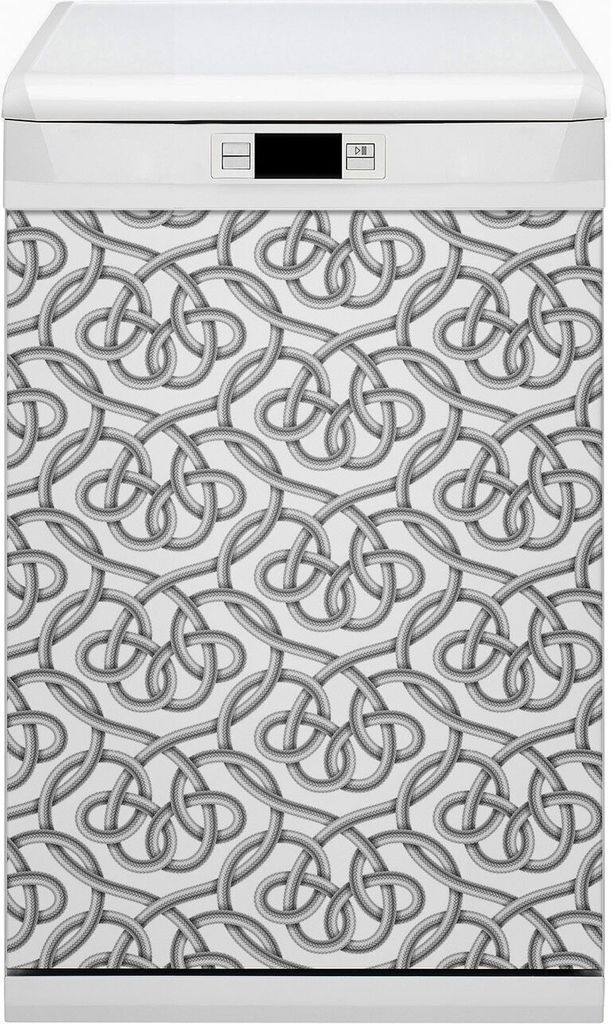 Küche Magnet für Spülmaschine Abwaschbar 45x80 cm Geschirrspüle - Tangled Cable