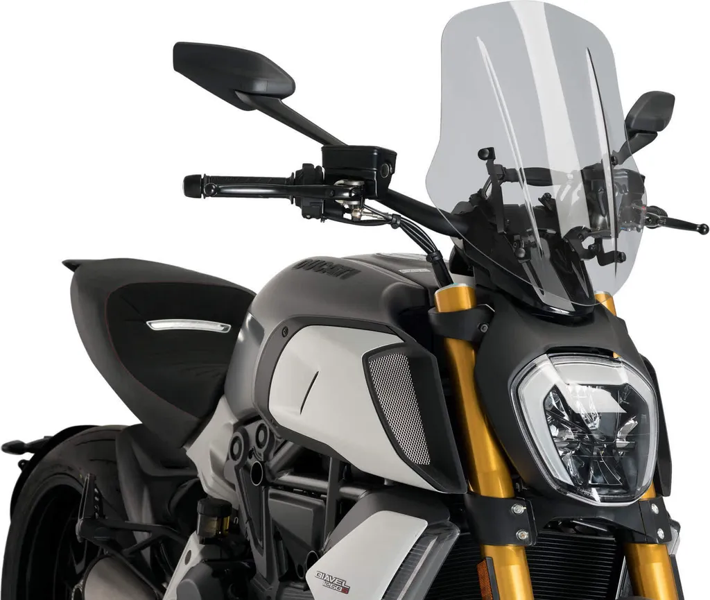 Réduire les turbulences sur DUCATI DIAVEL 1260 : Bulle PUIG 3775H fumée