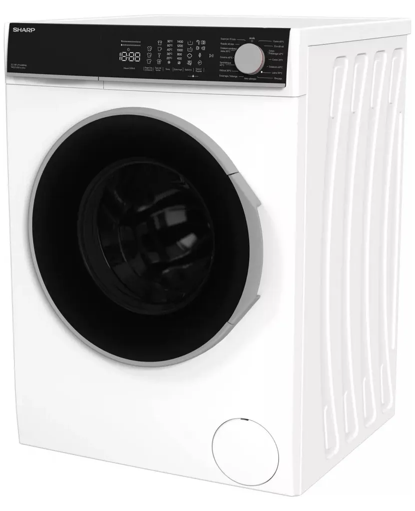 Machine à Laver Frontale Sharp 9kg 1400 tours - Soin du Linge Vapeur