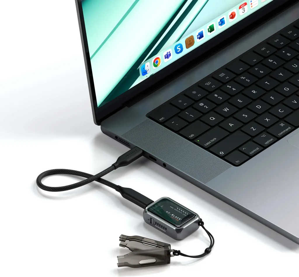 Boîtier SSD NVMe mobile Satechi : étendre le stockage Mac et PC portable - 13