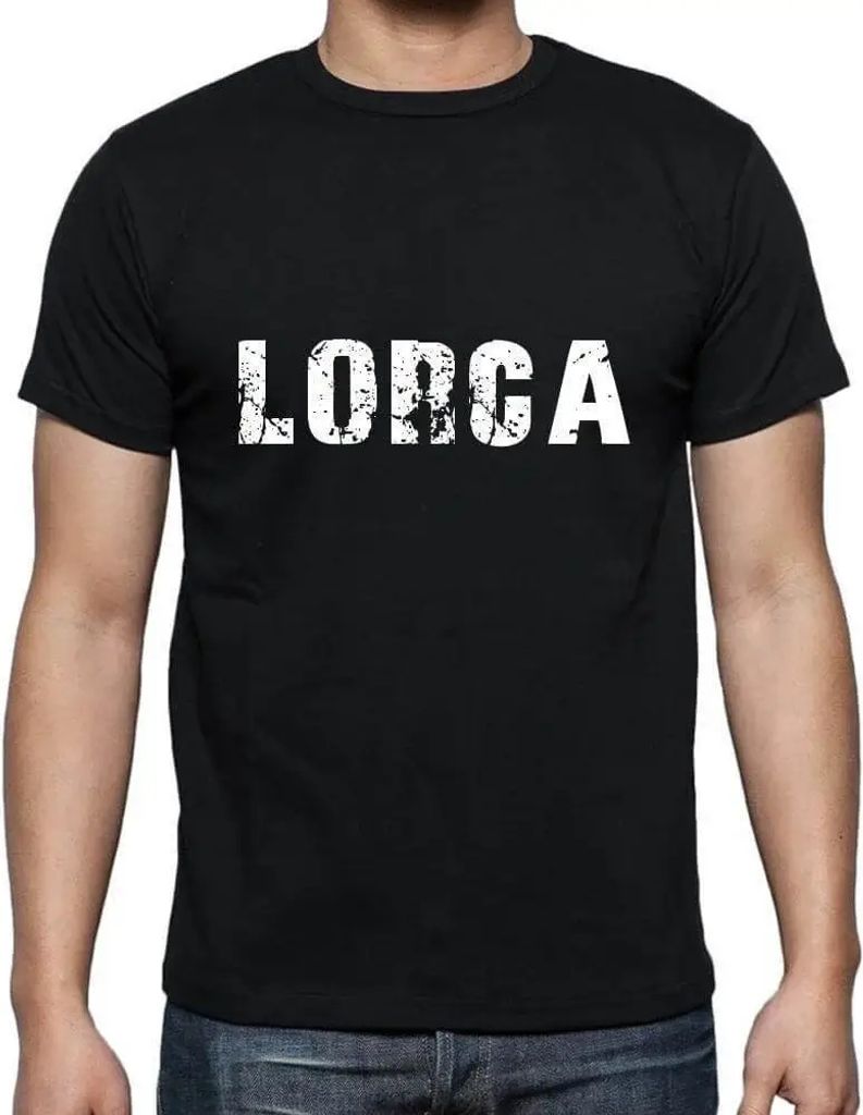 Herren Grafik T-Shirt Lorca Öko-Verantwortlich Vintage Jahrgang Kurzarm Lustige Druck Geburtstag Geschenk Mann