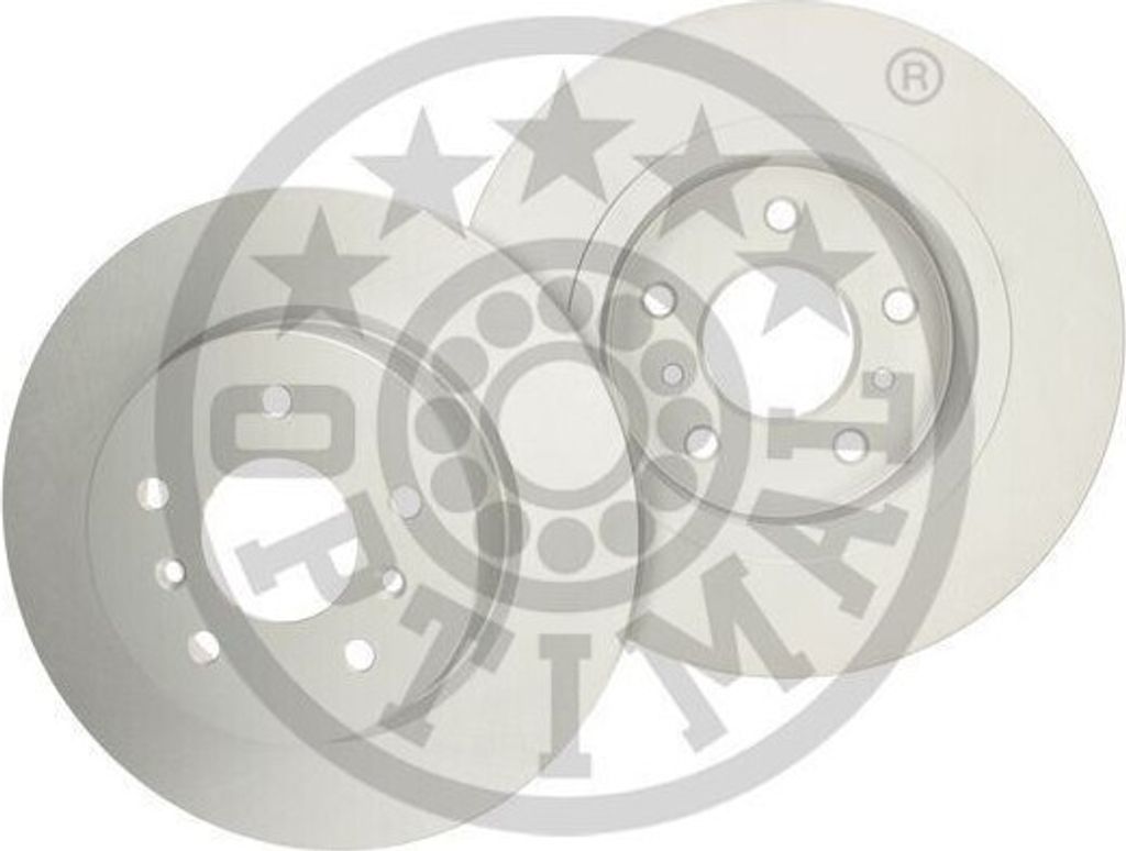 2x OPTIMAL Bremsscheibe BS-9306C hinten für RENAULT Kadjar (HA_ HL_) Captur II