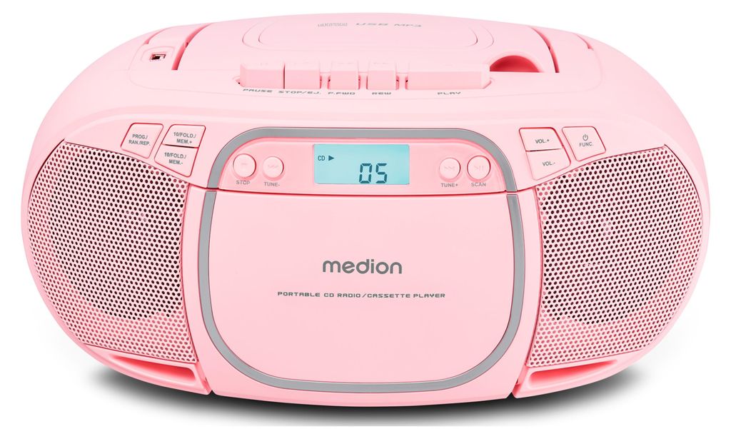 MEDION E66476 Stereo Sound System (Boombox, CD-Player, MP3, Produktbild 