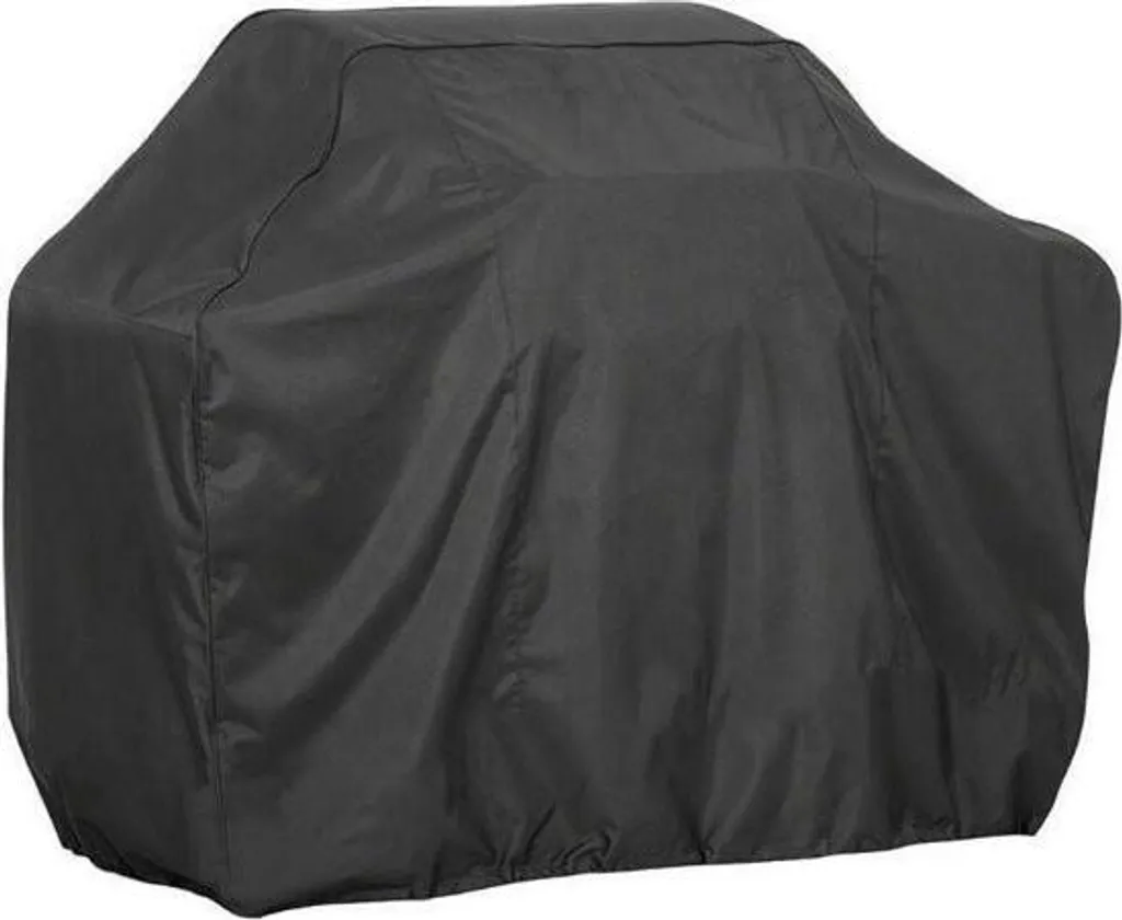 Housse de barbecue gaz et charbon 145cm - Protection pluie noir intense