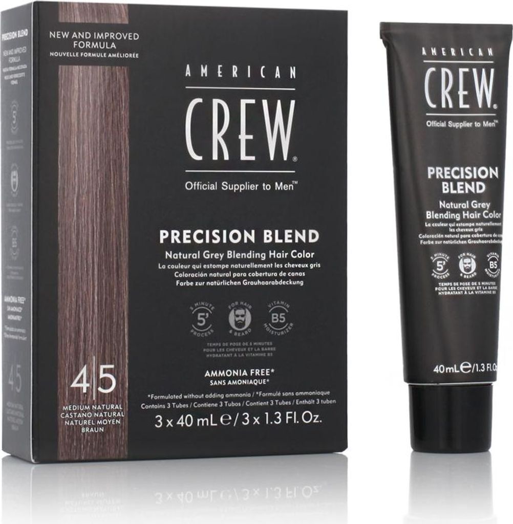 American Crew CLASSIC: PRECISION BLEND Natural Gray Image du produit 