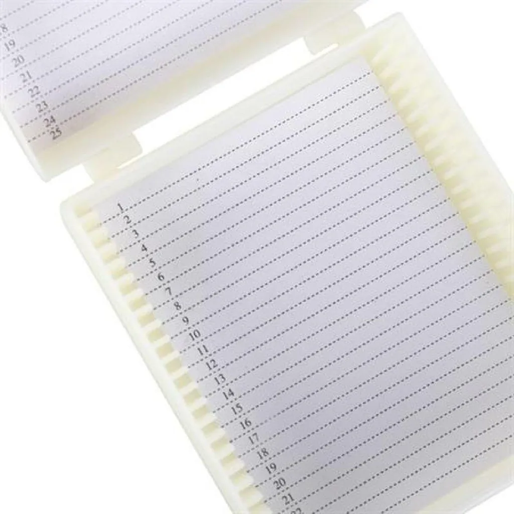 Byomic Boîte de Rangement pour 25 Lames de Microscope Préparées - 3