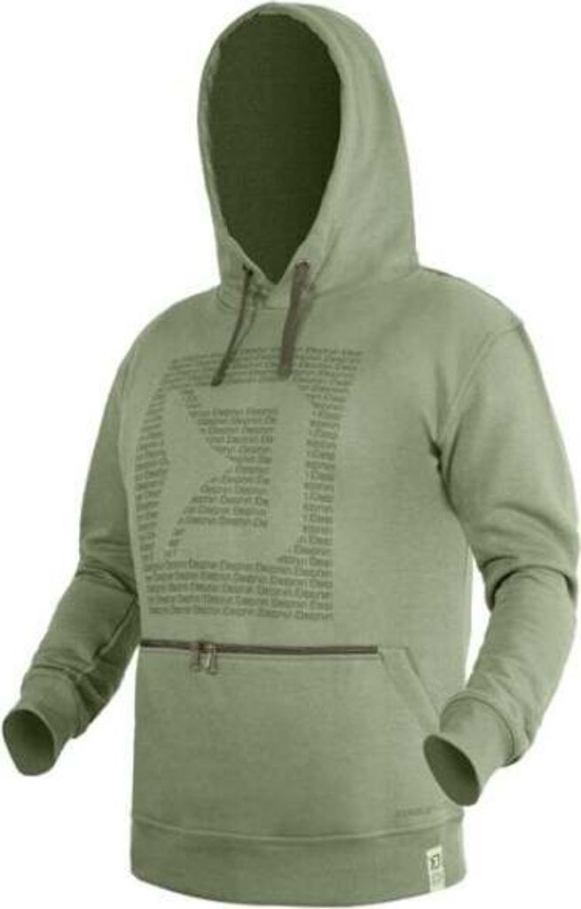 DELPHIN LOGOS, L, grün, Kapuzen Sweatshirt, 101004897