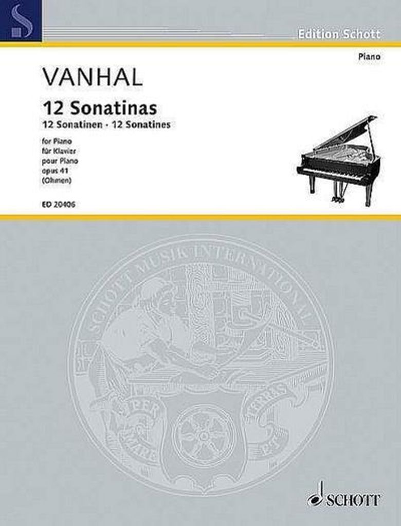 12 leichte und progressive Sonatinen op. 41für Klavier