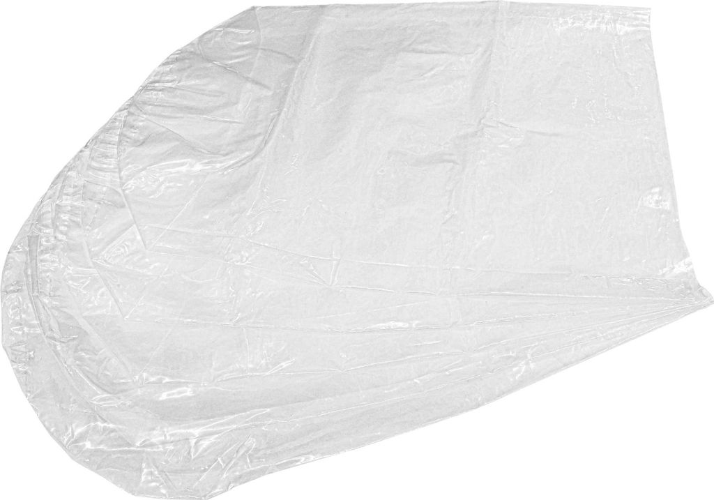 vhbw 5x Entsorgungsbeutel kompatibel mit Dustcontrol DC 2800 H Asbest, DC 1800H Asbest, DC 1800 XL Staubsauger - 56cm x 28cm, Transparent