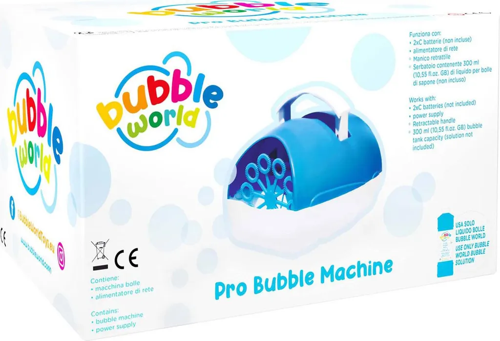 Jouet machine à bulles automatique Pro pour extérieur et intérieur