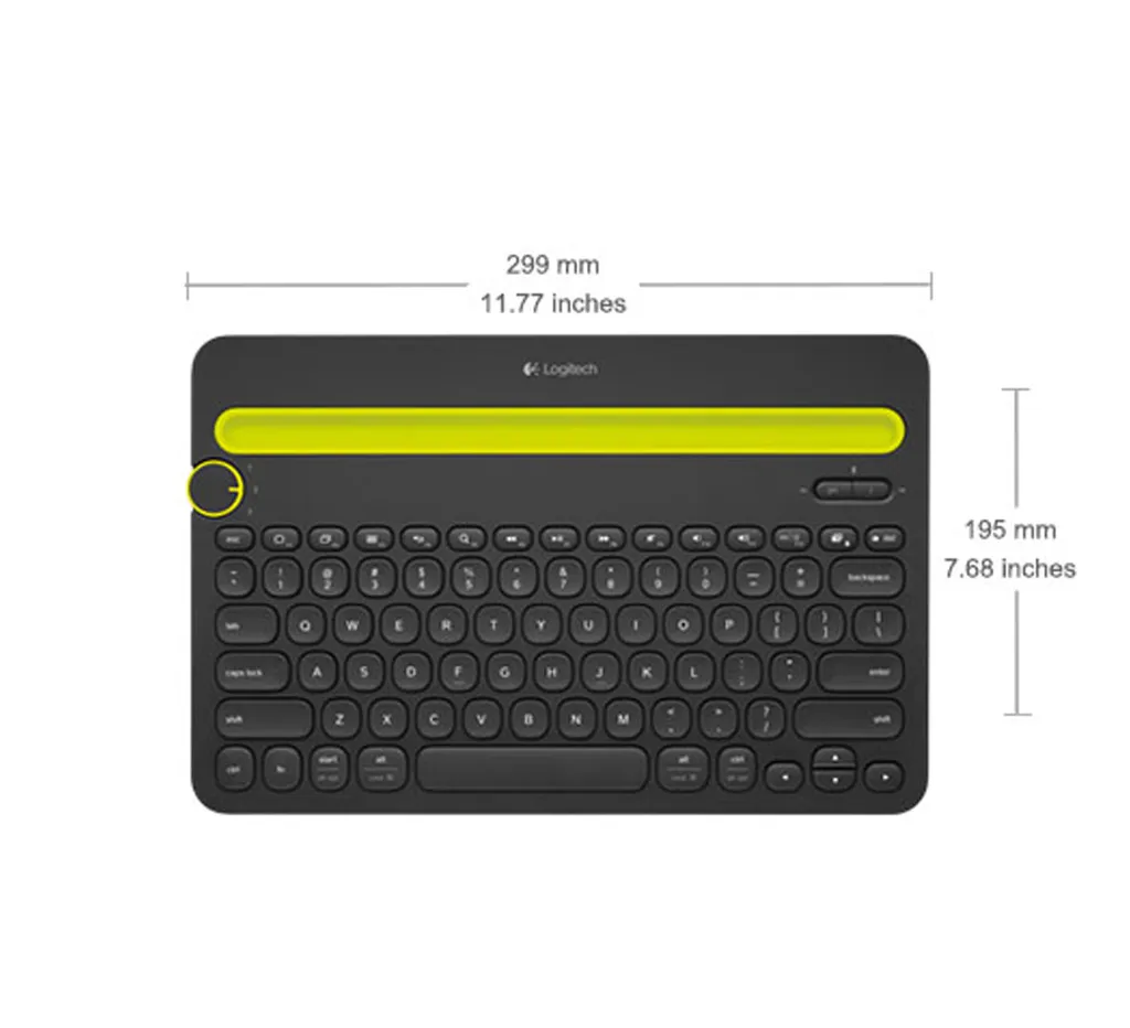 Clavier Bluetooth Logitech K480 Noir pour Télétravail Multi-Écran - 14