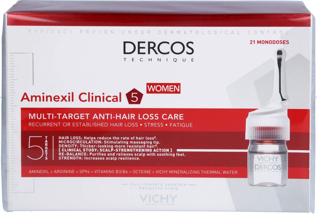 VICHY Aminexil Clinical 5 Ženy Ampullen, 21 St. Ampullen Obrázek produktu 
