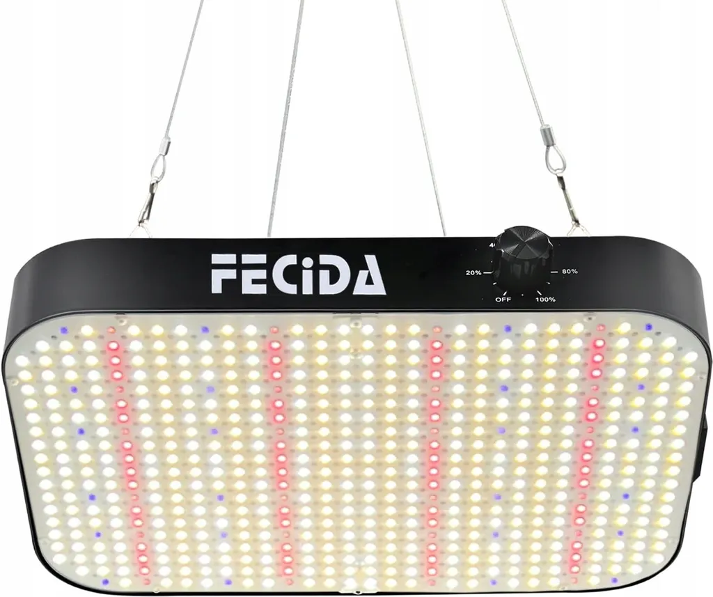 Panneau LED horticole FECiDA 1000W UV IR 12000 Lumens pour Culture Intérieure
