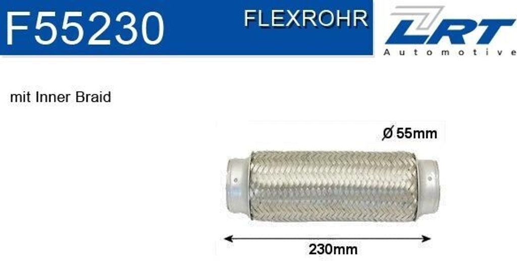 LRT F55230 Flexrohr Abgasanlage Auspuffrohr