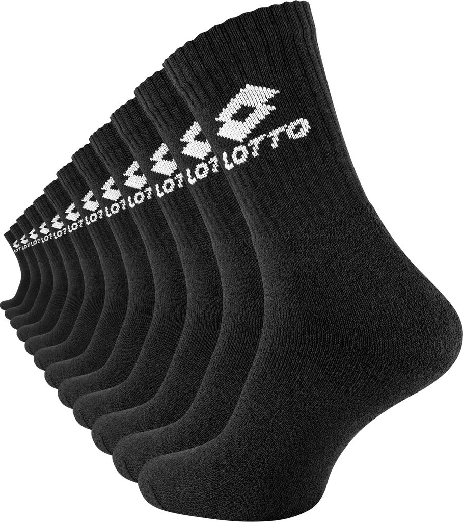 LOTTO Sportsocken 12 Paar LOTTO Socken Tennissocken 43-46 Produktbild 