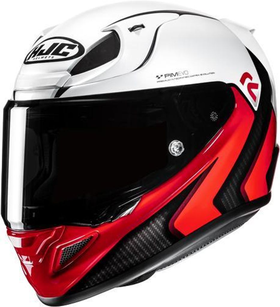 HJC RPHA12 KOS Integralhelm weiss-rot MC1 M M in rot/weiß Produktbild 
