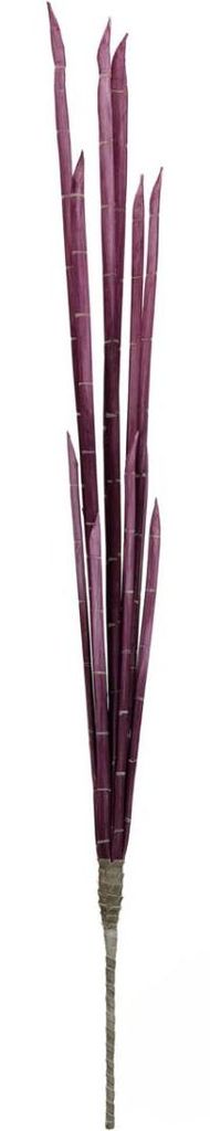 artplants.de Künstliches Zebragras STATILO auf Steckstab, crossdoor, violett, 135cm - Zebragras künstlich