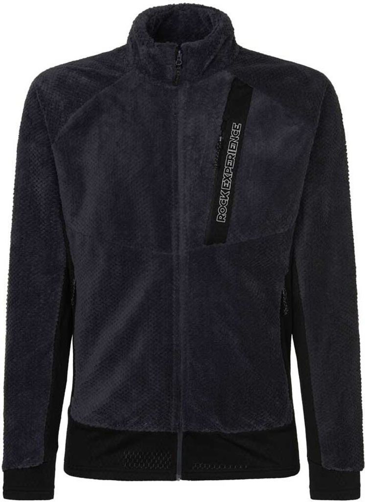 Rock Experience Blizzard Fleece Mit Durchgehendem Reißverschluss Schwarz M Mann Schwarz M