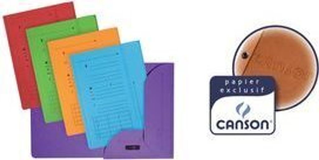 ELBA ULTIMATE Einstellmappe mit 2 Klappen, DIN A4, rot aus 240 g/qm starkem CANSON Karton, Klappen vorgedruckt - 25 Stü