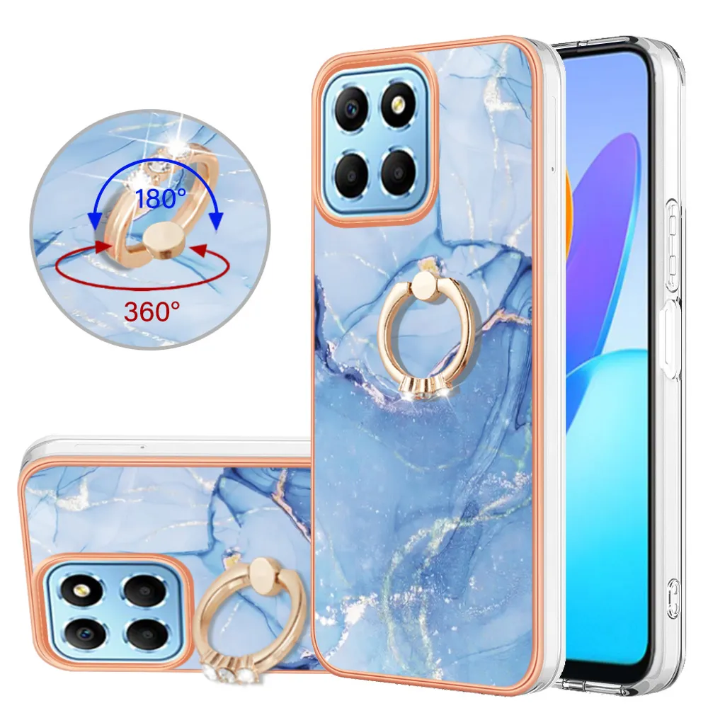 Recensione Cover Honor X8 5G: TPU Antiurto con Ring Stand Blu e Design