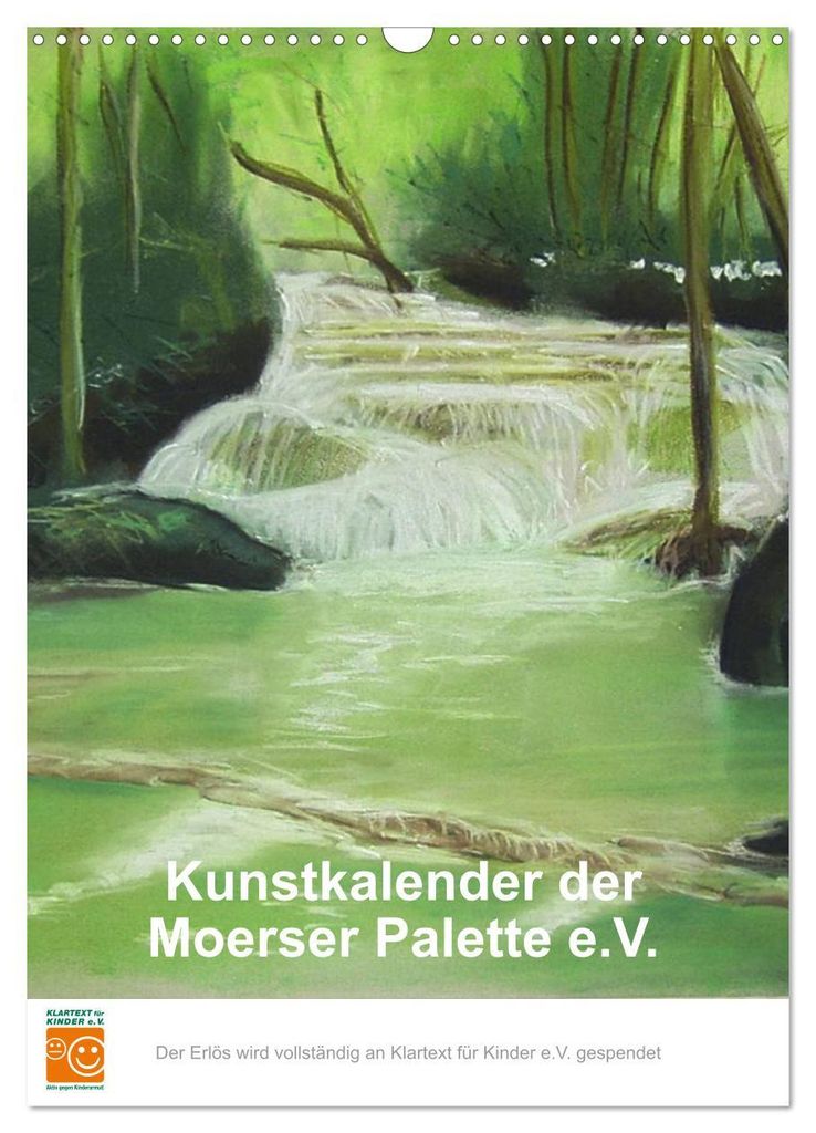 Kunstkalender der Moerser Palette e.V. (Wandkalender 2027 DIN A3 hoch), CALVENDO Monatskalender