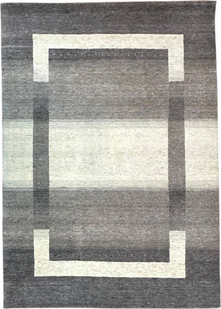 Teppich LORIBAFT TEPPICH HANDGEKNÜPFT | Farbe: Beige-Braun; Größe: 140x200 cm | strapazierfähig und leicht zu reinigen | Wohnzimmer | Schlafzimmer