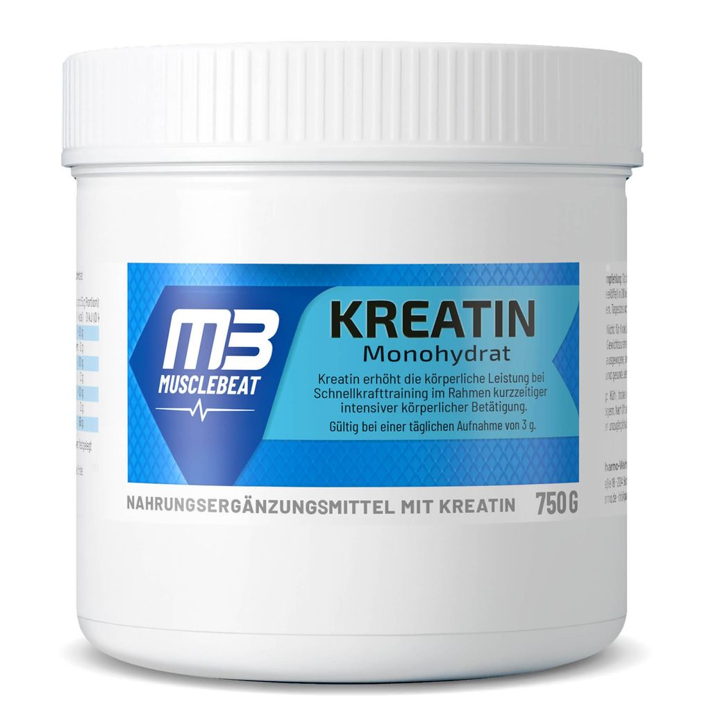 Musclebeat Kreatin Monohydrat Pulver 750g