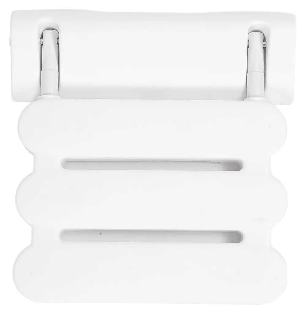 Siège de douche escamotable antidérapant avec fixation murale renforcée - 3