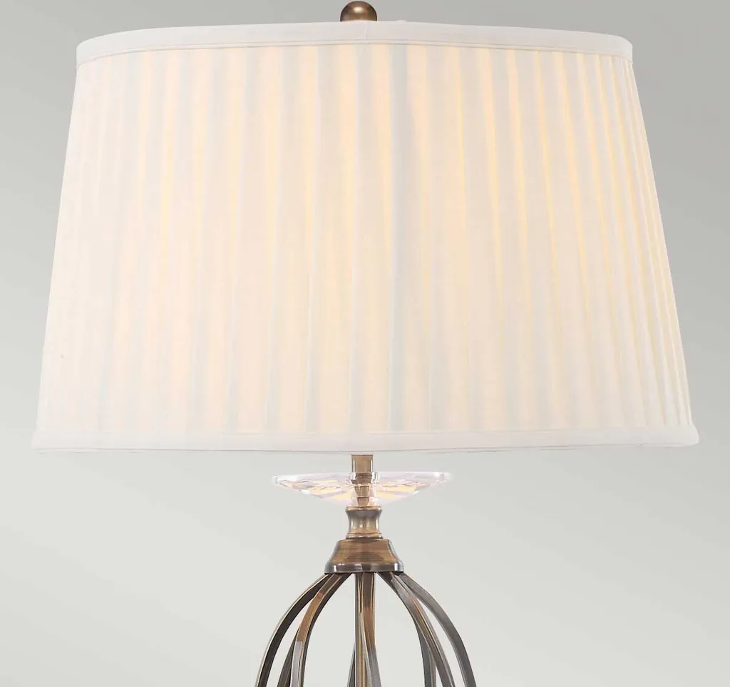 Lampe de table Aegean Elstead en laiton classique avec douille E27 60W - 4