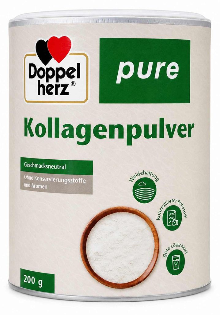Doppelherz pure Kollagenpulver, 200 g Pulver Produktbild 
