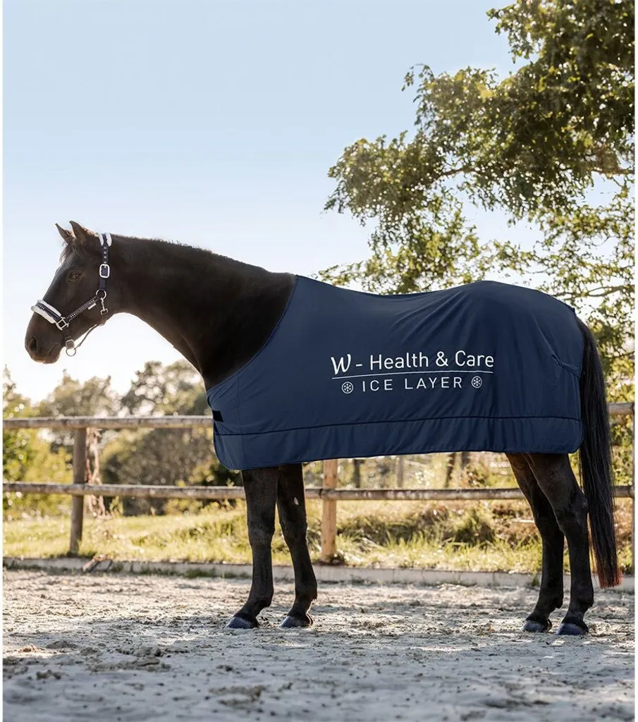 Couverture Réfrigérante pour Cheval 155 cm Waldhausen Ice Layer Bleue