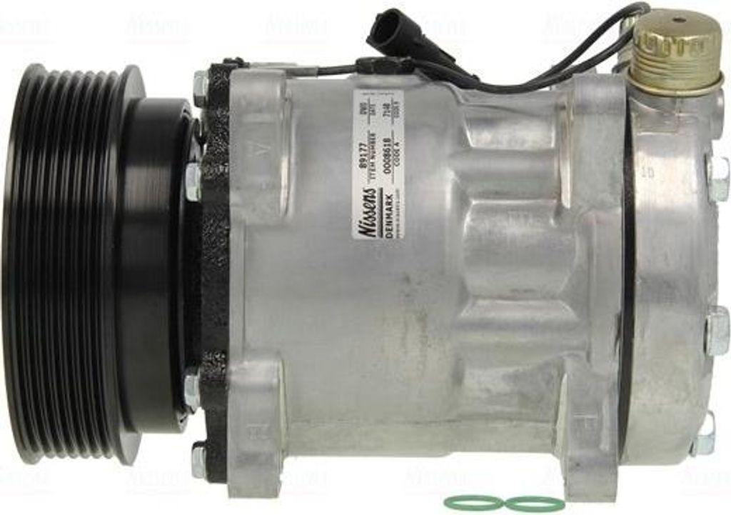 NISSENS 89177 Klimakompressor OE 60564537 kompatibel mit Alf. 164, Croma, Thema