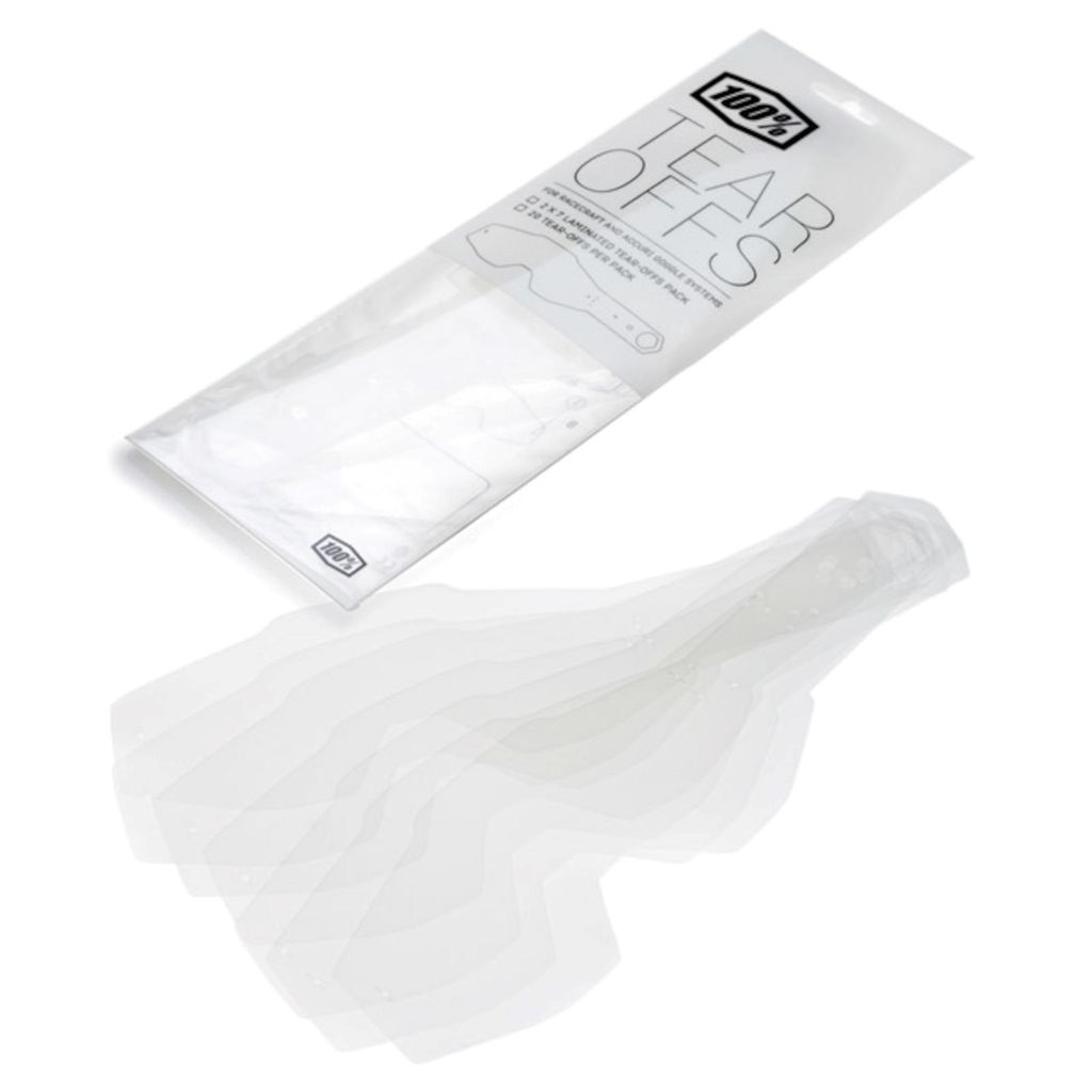 100% Abreißscheiben/Tear-Offs Accuri| Racecraft| Strata Standard 50 stk.