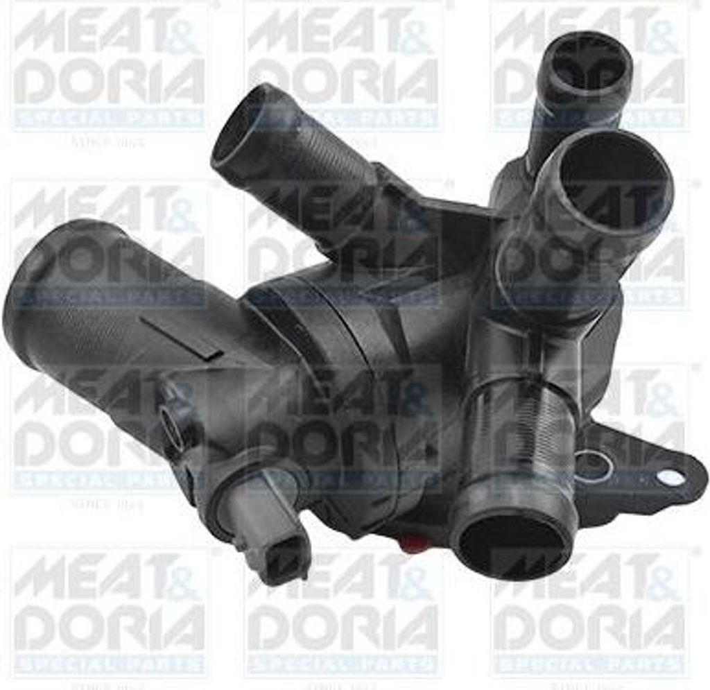 MEAT & DORIA 92857 Thermostat, Kühlmittel OE 110617089R kompatibel mit Dokker, Duster, Lodgy, Citan, Juke, Pulsar, Qashqai, Captur, Clio, Scenic, ...