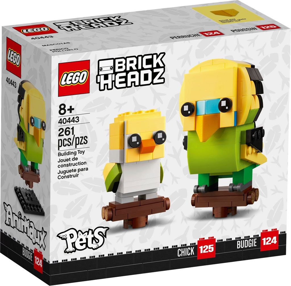 LEGO Brickheadz 40443 Wellensittich