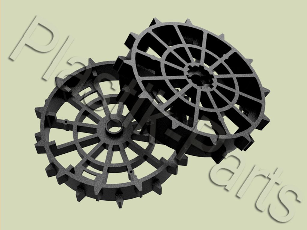 180mm Roues motrices, jeu de 2 profils offroad LANDXCAPE LX Image du produit 