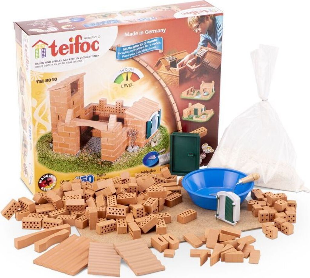 teifoc Steinbaukasten 8010 - Burg / Haus Produktbild 