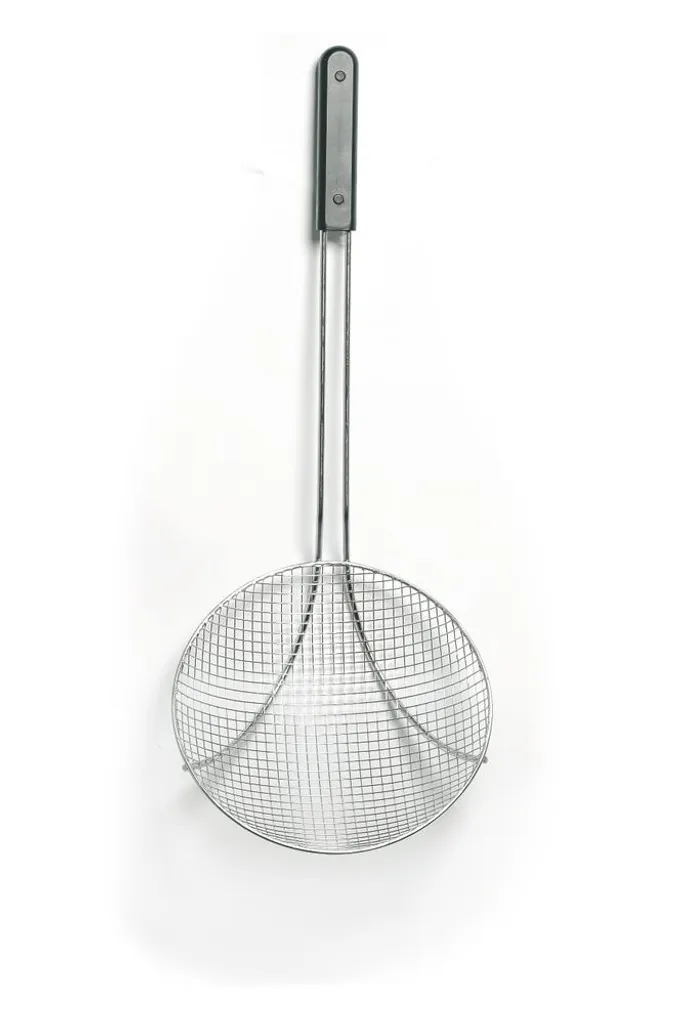 Écumoire en Acier Renforcé Ø240 mm HENDI pour Friture Intensive 64 cm